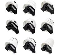 eRgDFS Rotoli di Etichetta compatibili DK-11209 DK-11208 DK-11241 DK-22205 DK-22210 per Le stampanti QL-800 QL-580N QL-700(DK-11202)