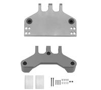 eRgDFS Servo sede di base del servomobile in metallo per il servino per MN86 MN86S MN86KS MN86K Compatibile(TITANIUM)