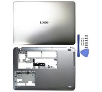 eRgDFS Sostituzione del poggiapolsi e della Custodia Inferiore per Copertura Posteriore LCD per ProBook 440 G4 e 445 G4 Compatibile con Il Modello 905702-001(AD Cover)