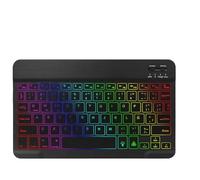 eRgDFS Tastiera e Mouse compatibili con Tastiera Android retroilluminata con Layout Portoghese Arabo Spagnolo(Backlight Black)