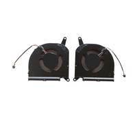eRgDFS Ventola di Raffreddamento per Laptop PLB07010S12HH DC12V 0,50A 4 Pin Compatibile con i Modelli Aorus 15G 15P 17G XC XB RX7G(CPU GPU Fan)