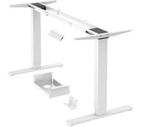 ErGear Scrivania Regolabile in Altezza, 2 Motori, 4 Memorie, Bianco