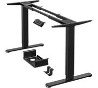ErGear Scrivania Regolabile in Altezza, 2 Motori, 4 Memorie, Nero