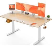 ErGear Scrivania Regolabile in Altezza da Ufficio, 140x70cm, Naturale