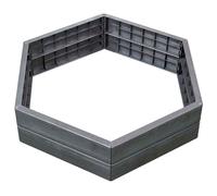 ergo-Hochbeet-System, In onnettori, Plastica, H 25 CM 6er Set Piante