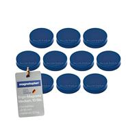 Ergo Magnete Medium, diametro 30 X 8 mm, 10 pezzi dunkelblau