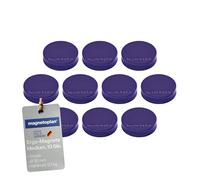 Ergo Magnete Medium, diametro 30 X 8 mm, 10 pezzi violett