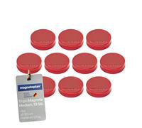 Ergo Magneti Medium, diametro: 30 x 8 mm, 10 pezzi rot