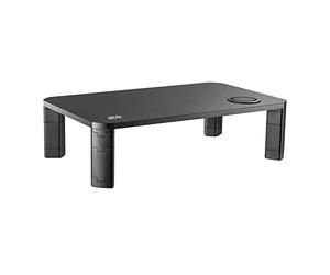 Ergo Office ER-415 Supporto per schermo 17"~32" fino a un massimo di 20 kg regolabile in altezza con ricarica wireless Qi Supporto per monitor Caricatore a induzione