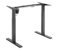 Ergo Office Scrivania Elettrica Regolabile in Altezza, Grigio, Altezza Max 12...