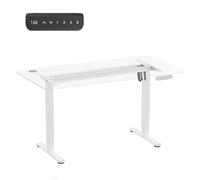 Ergo Office Telaio da scrivania regolabile elettricamente in altezza senza piano di carico 80 kg | Funzione memoria e sistema anti-collisione | Per posti di lavoro in piedi in casa, ufficio e ufficio