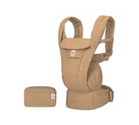 Ergobaba Omni Deluxe Marsupio per Neonati e Bambini Piccoli da 0 a 48 mesi | Marsupio in 100% Cotone di Alta Qualità a 4 Posizioni con Supporto Ergonomico, da 3,2 a 20,4 kg, Camel