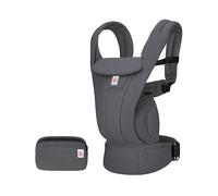 Ergobaba Omni Deluxe Marsupio per Neonati e Bambini Piccoli da 0 a 48 mesi | Marsupio in Rete Traspirante a 4 Posizioni con Supporto Ergonomico, da 3,2 a 20,4 kg, Graphite Grey