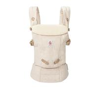 Ergobaby Adapt Marsupio per neonati, 3 posizioni marsupio lino anteriore ergonomico marsupio posteriore per neonati, Natural Linen