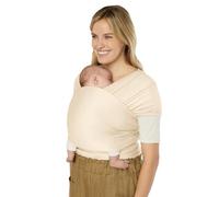 Ergobaby Aura - Portabebè a maglia sostenibile per neonati e bambini, 8-25 libbre, colore: Crema