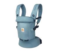 Ergobaby BCASTCSLTBLU Marsupio Adapt Per Neonati, 3 Posizioni Cotone Softtouch Marsupio Anteriore Ergonomico Marsupio Posteriore Per Neonati, Slate Blue