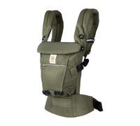 Ergobaby Marsupio Adapt per neonati, 3 posizioni mesh SoftFlex marsupio anteriore ergonomico marsupio posteriore per neonati, Olive Green