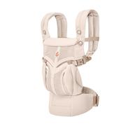 Ergobaby Marsupio Omni Classic per neonati e bambini 0 a 48 mesi | Marsupio in Rete Traspirante a 4 Posizioni con Supporto Ergonomico - da 3,2 a 20,4 kg, Natural Beige