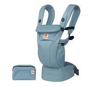 Ergobaby Marsupio Omni Dream per neonati, 4 posizioni SoftTouch Cotton marsupio anteriore ergonomico marsupio posteriore per neonati, Slate Blue