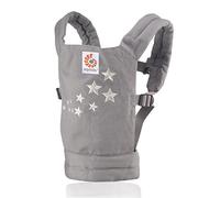 Ergobaby Marsupio per Bambole Giocattolo per Bambini, Galaxy Grigio Portabambole in Cotone 100%