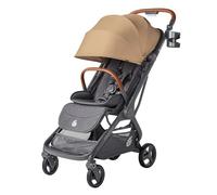 Ergobaby Metro 3 Deluxe passeggino da viaggio con funzione reclinabile, passeggino dalla nascita a 22 kg (0-4 anni), pieghevole con una sola mano e compatibile con il seggiolino auto, Camel