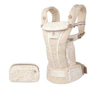 Ergobaby Omni Breeze Marsupio per neonati, 4 posizioni SoftFlex Mesh ergonomico frontale, Cream Flower Lace