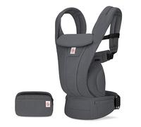 Ergobaby Omni Deluxe - Marsupio per neonati fino a 20 kg, ergonomico a 4 posizioni in rete, sistema da viaggio, grigio grafite