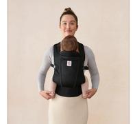 Ergobaby Omni Lite, marsupio per neonati e bambini da 0 a 24 mesi | Marsupio ergonomico in rete con supporto per testa e collo, posizione sana sui fianchi, da 3,2 a 15,9 kg, nero onice