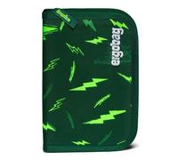 ergobag Astuccio rigido Set da 22 pezzi, matite colorate Lyra, scomparto per orario, scomparto per monete, righello Beartastic - Verde