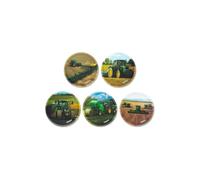 ergobag Accessori per Lo Zaino Kletties-Set Landmaschinen Multicolore