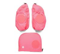 Ergobag Accessori Tasche laterali di sicurezza a led fluo Set 3 pezzi. rosa