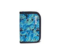 ergobag Astuccio rigido Set da 22 pezzi, matite colorate Lyra, scomparto per orario, scomparto per monete, righello Ocean DiveBear - Blu scuro