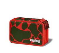 ergobag Astuccio maxi set da 40 pezzi, matite colorate e pennarelli Lyra, scomparto per monete, righello, forbici Fire DragonBear - Arancione