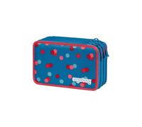 ergobag Astuccio maxi set da 40 pezzi, matite colorate e pennarelli Lyra, scomparto per monete, righello, forbici