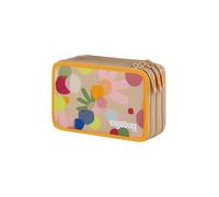 ergobag Astuccio maxi set da 40 pezzi, matite colorate e pennarelli Lyra, scomparto per monete, righello, forbici