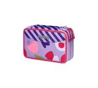 ergobag Astuccio maxi set da 40 pezzi, matite colorate e pennarelli Lyra, scomparto per monete, righello, forbici