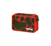 ergobag Astuccio maxi set da 40 pezzi, matite colorate e pennarelli Lyra, scomparto per monete, righello, forbici Fire DragonBear - Arancione