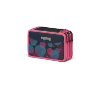 ergobag Astuccio maxi set da 40 pezzi, matite colorate e pennarelli Lyra, scomparto per monete, righello, forbici CoralBear - Lilla