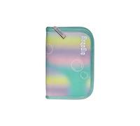 ergobag Astuccio rigido Set da 22 pezzi, matite colorate Lyra, scomparto per orario, scomparto per monete, righello Magic BubbleBear - Mint