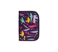 ergobag Astuccio rigido Set da 22 pezzi, matite colorate Lyra, scomparto per orario, scomparto per monete, righello JungleBear - Lilla
