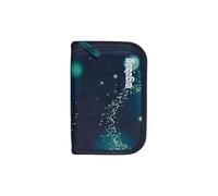 ergobag Astuccio rigido Set da 22 pezzi, matite colorate Lyra, scomparto per orario, scomparto per monete, righello Space TravelBear - Blu scuro