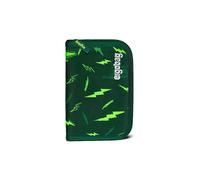 ergobag Astuccio rigido Set da 22 pezzi, matite colorate Lyra, scomparto per orario, scomparto per monete, righello Beartastic - Verde
