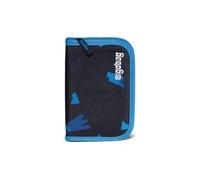 ergobag Astuccio rigido Set da 22 pezzi, matite colorate Lyra, scomparto per orario, scomparto per monete, righello Crime HuntBear - Blu scuro