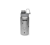 ergobag Borraccia in acciaio inox 500 ml senza bpa antigoccia facile da pulire con fantasie divertenti Thunderstorm - Nero