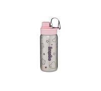 ergobag Borraccia in acciaio inox con diversi motivi per bambini, 500 ml, senza BPA, a prova di perdite, facile da pulire, rosa