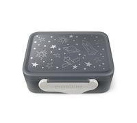 ergobag Contenitore per il pranzo con divisorio, senza BPA, lavabile in lavastoviglie, colore: grigio