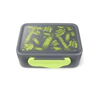 ergobag Contenitore per il pranzo con divisorio, senza BPA, lavabile in lavastoviglie, colore: grigio