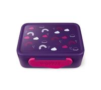 ergobag Contenitore per il pranzo con divisorio, senza BPA, lavabile in lavastoviglie, arcobaleno, viola