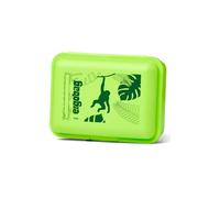 ergobag Contenitore per il pranzo con motivo e scomparto separatore, senza BPA, lavabile in lavastoviglie, robusto, adatto ai bambini, Giungla - Verde Chiaro, taglia unica, Classico