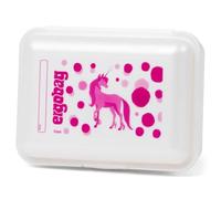 Ergobag Scatola da pranzo 18 cm schubi dubär blau mit lilanen punkten (ERG-BDS-001-9Y3)